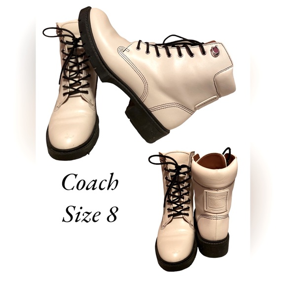Coach Leather Boots - Picture 1 of 1